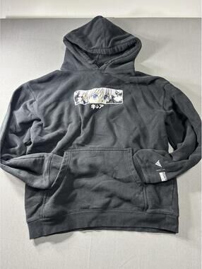 Hypland Hunter x Hunter Killua Graphic Eye Hoodie Black Size Medium